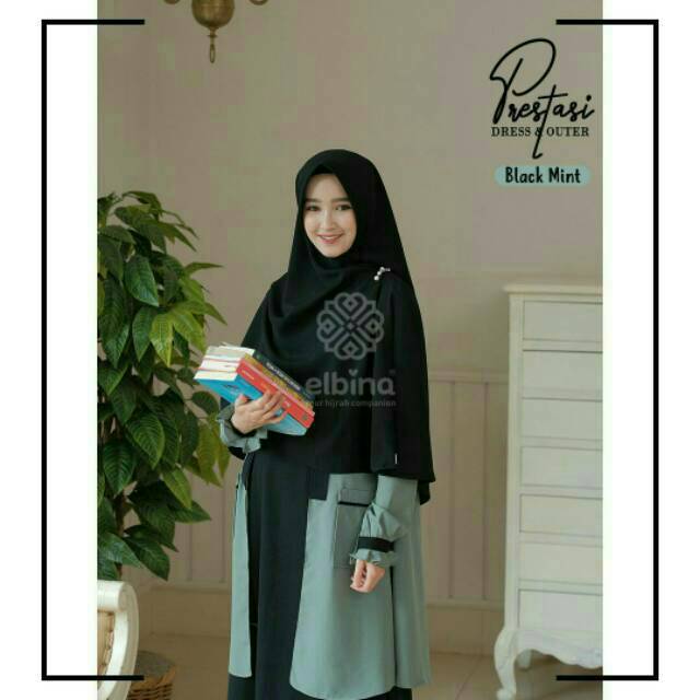 DRESS PRESTASI ORI BY ELBINA HIJAB