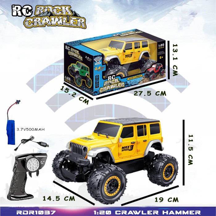 MURAH RDR1038 RDR1081 RDR1037 RC Rock Crawler Jeep Rubicon Offroad Off Road Buggy Mainan Anak Mobil Remote Control RADAR