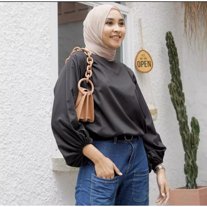 Atasan wanita terbaru Luna blus baju murah kekinian