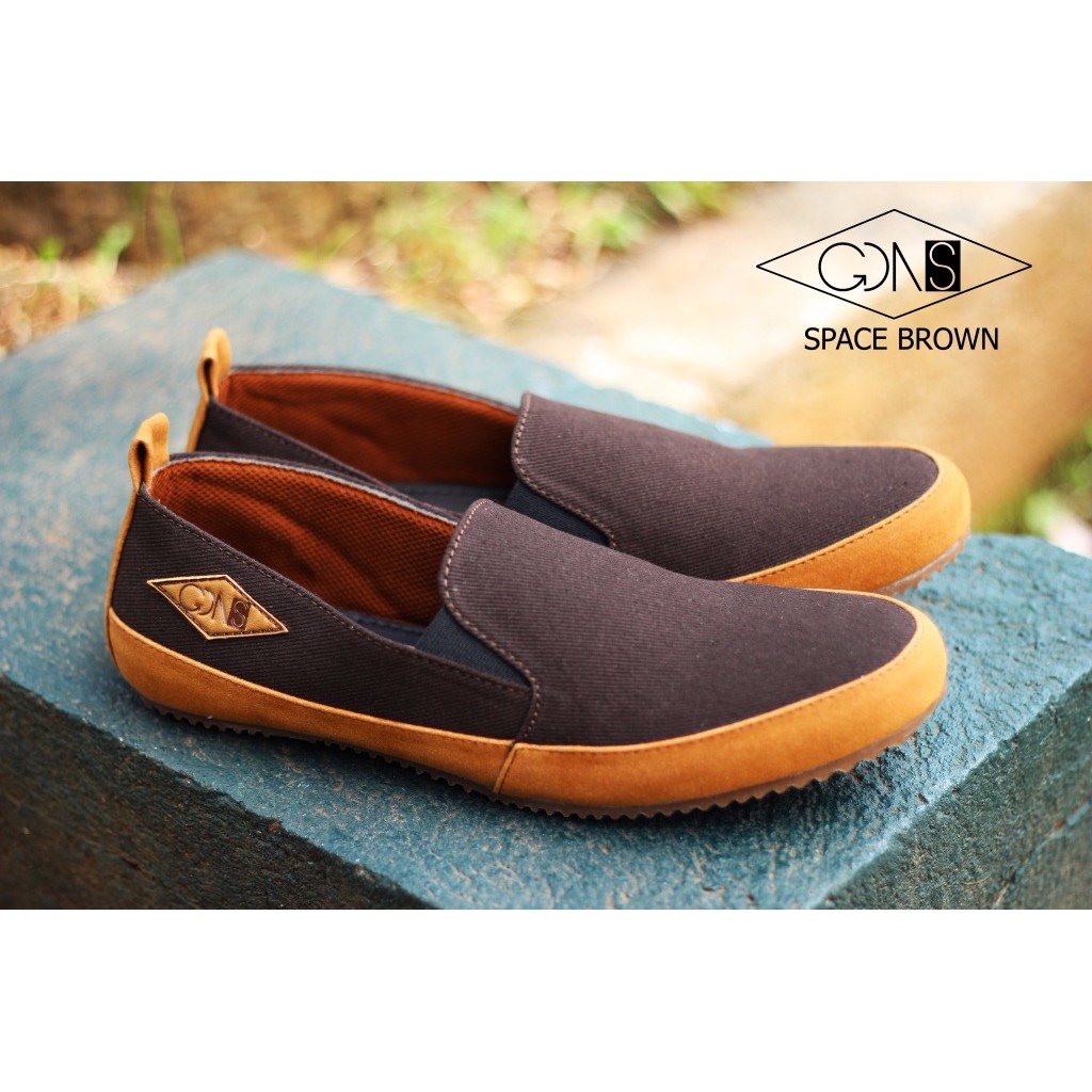 SEPATU GOODNESS SPACE BROWN GOODNESS FOOTWEAR 100 ORIGINAL MURAH MERIAH