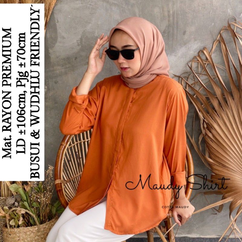 Maudy Shirt RAYON PREMIUM LD ±110cm