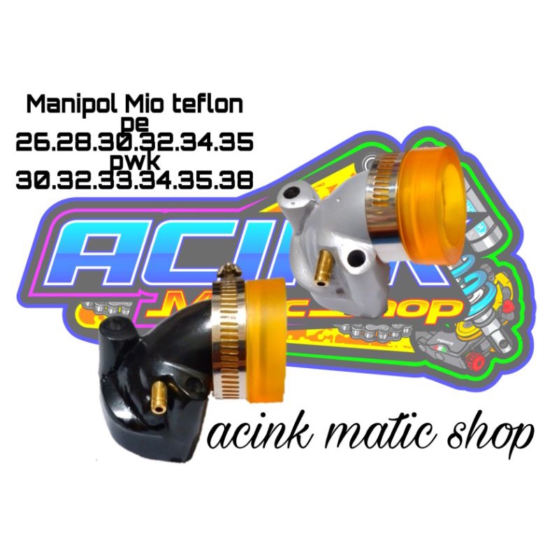 Manipol intake standar yamaha mio karbu PE 28 MANIPOL INTAKE TEFLON