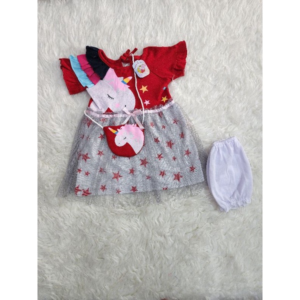 baju bayi perempuan dress tutu hscg8