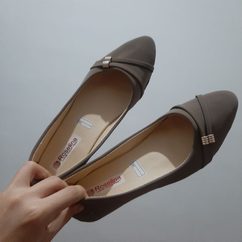 Flat shoes Panshoes nude simple