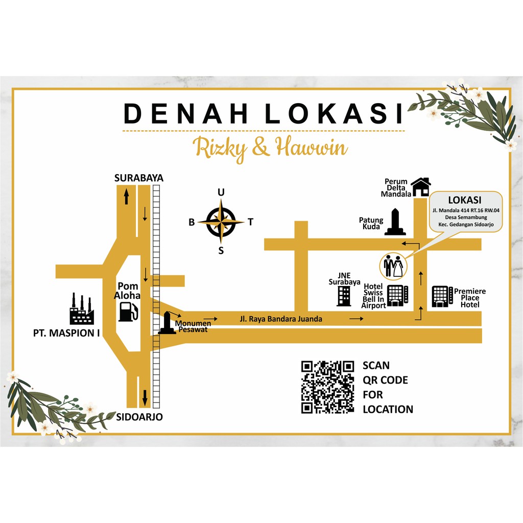 DENAH LOKASI PERNIKAHAN Shopee Indonesia