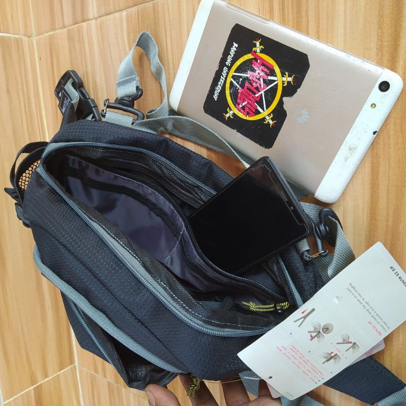 Tas Selempang The North Face 2 pungsi ukuran besar Tas Selempang Waistbag Outdoor Pria Dan wanita