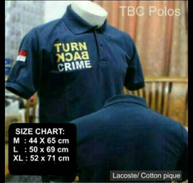 KAOS KERAH TBC NAVY-polo tbc-polo shirt-kaos kerah-polo bordir-polo seragam-kaos pria-kaos cowok