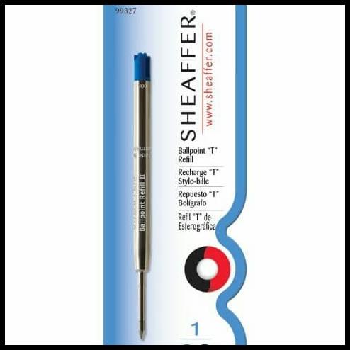 

Force | Sheaffer Ballpoint Refill "T" Style - Blue Medium Blister Card