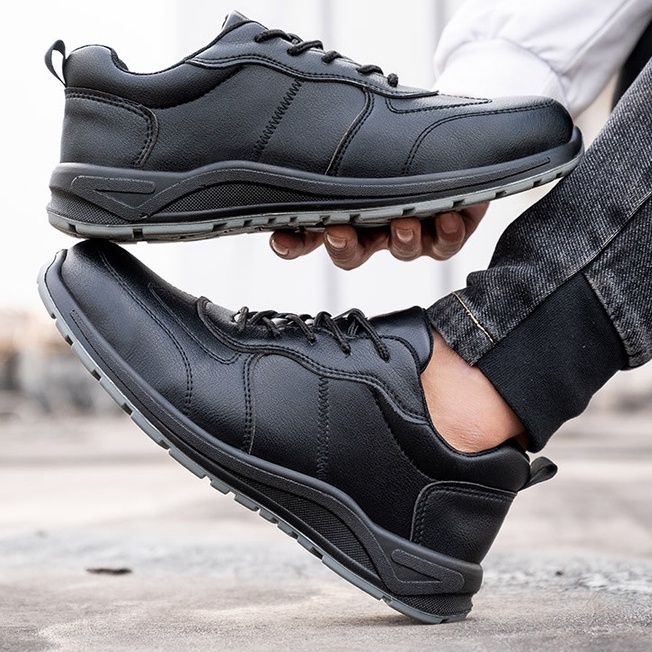 HOT DEALS SEPATU SAFETY SHOES CASUAL UJUNG ADA BESI WATERPROOF ANTI SMASH SAFETY BOOTS AEISO V8