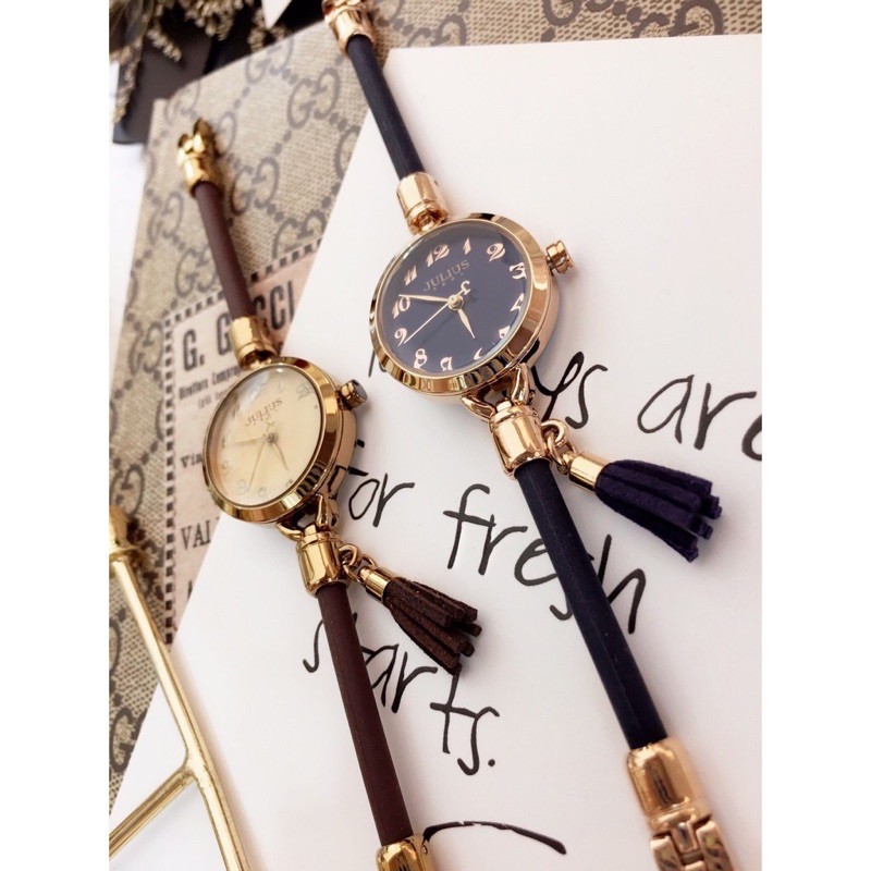 JULIUS JA-994 Jam Tangan Bagsomnia Bracelet Gelang Design Watch Korea