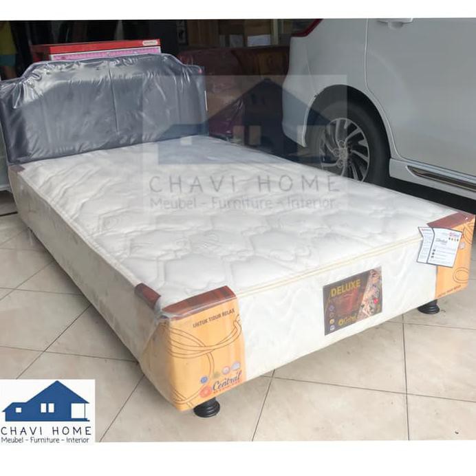 Spesial Promo - Set Springbed Central Multibed Deluxe Spring Bed Ukuran 120X200Cm