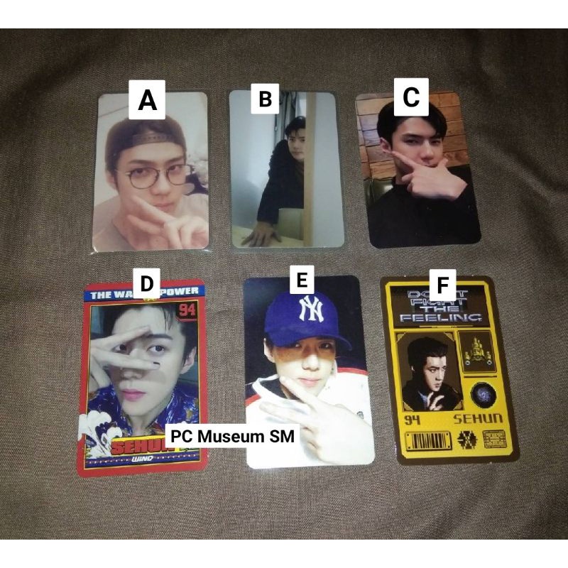 OFFICIAL PHOTOCARD SEHUN