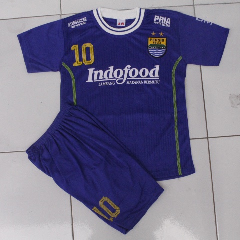 COD SABLON NAMA BAJU BOLA PERSIB HOME/SETELAN BAJU BOLA PERSIB HOME KIDS