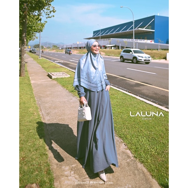 Laluna set by azzahra premium syari