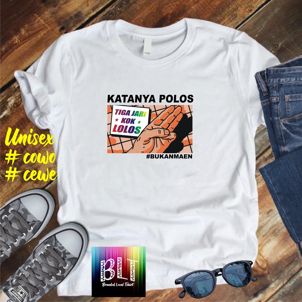 Cod Gratis Ongkir Kaos dtf Katanya Polos 3 JARI/KAOS EKSPRESI distro KAOS BANDUNG MURAH KAOS DISTRO MURAH HIT MURAH NAMPOL GRATIS ONGKIR PROMO MURAH KAOS PAKAIAN PRIA TERLARIS/KAOS HITS/KAOS BANDUNG/KAOS MURAH/KAOS PAKAIAN PRIA PAKAIAN WANIT