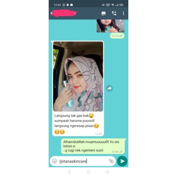 lotion itana ,handbody itana milky lotion pemutih badan BPOM