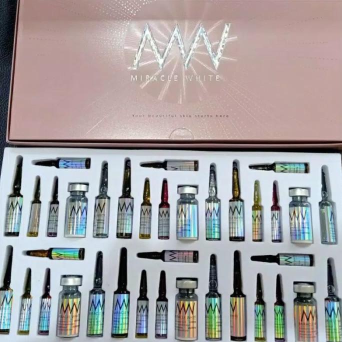 Penghilang Bekas Jerawat - Miracle White Improved Mw Box Pink