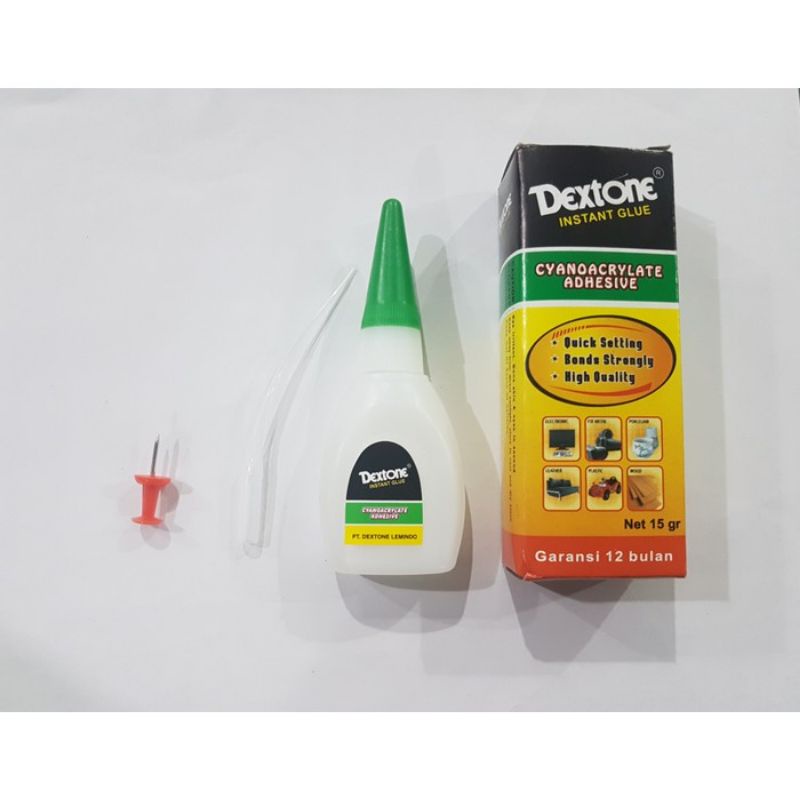 

Lem Tetes Dextone / Lem Korea / Lem Tetes Instant / Cyanoacrylate Glue