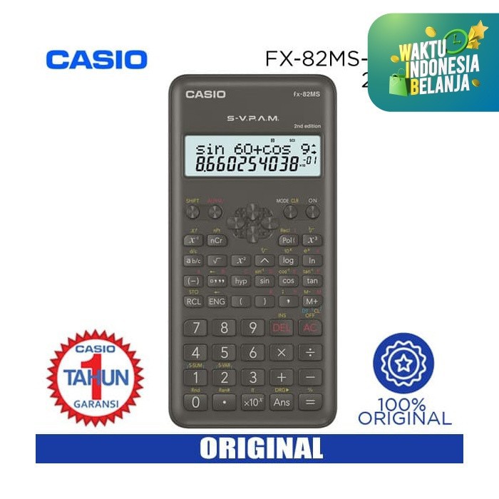 

Casio Calculator Scientific FX 82 MS 2nd Edition