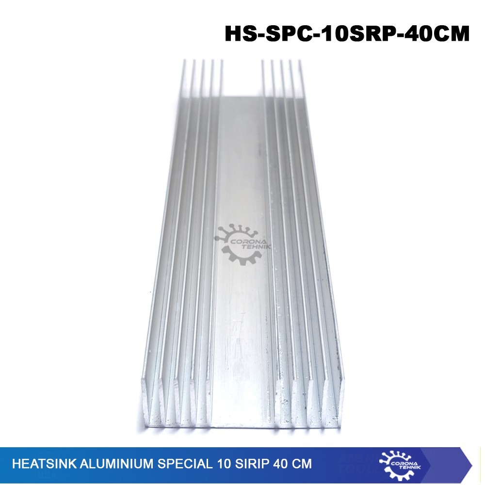 Heatsink Aluminium 10 Sirip 40 cm special