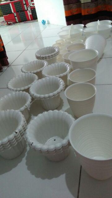 [2 Kg] Pot Gantung Mawar Isi 16 Pcs  | Pot Bunga | Pot Cantik | Pot Tanaman | Pot Gantung