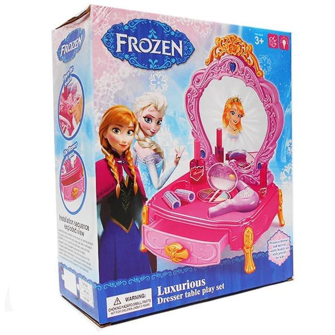  MAINAN MEJA RIAS FROZEN  DRESSER FROZEN  kecil Shopee 