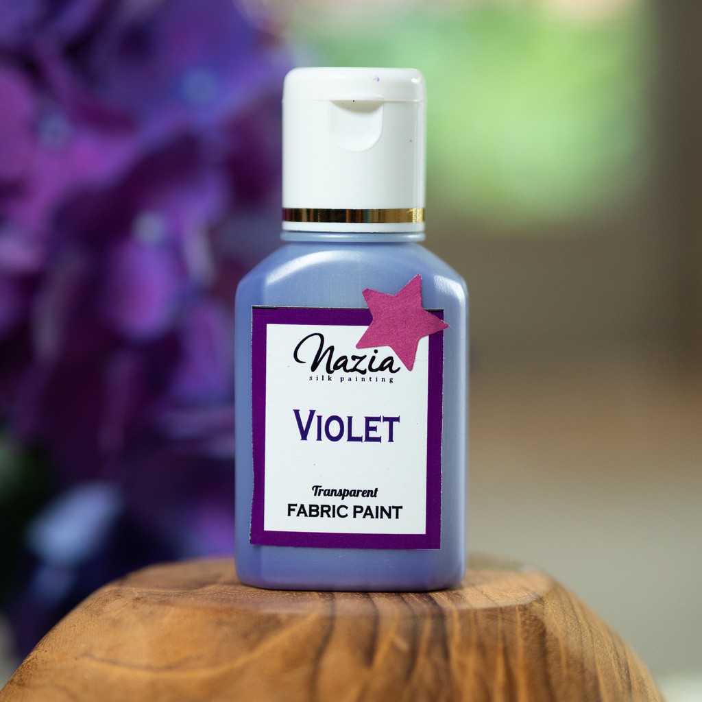 

Cat Kain Tekstil Premium Violet Nazia Fabric Paint (Cat Textile)