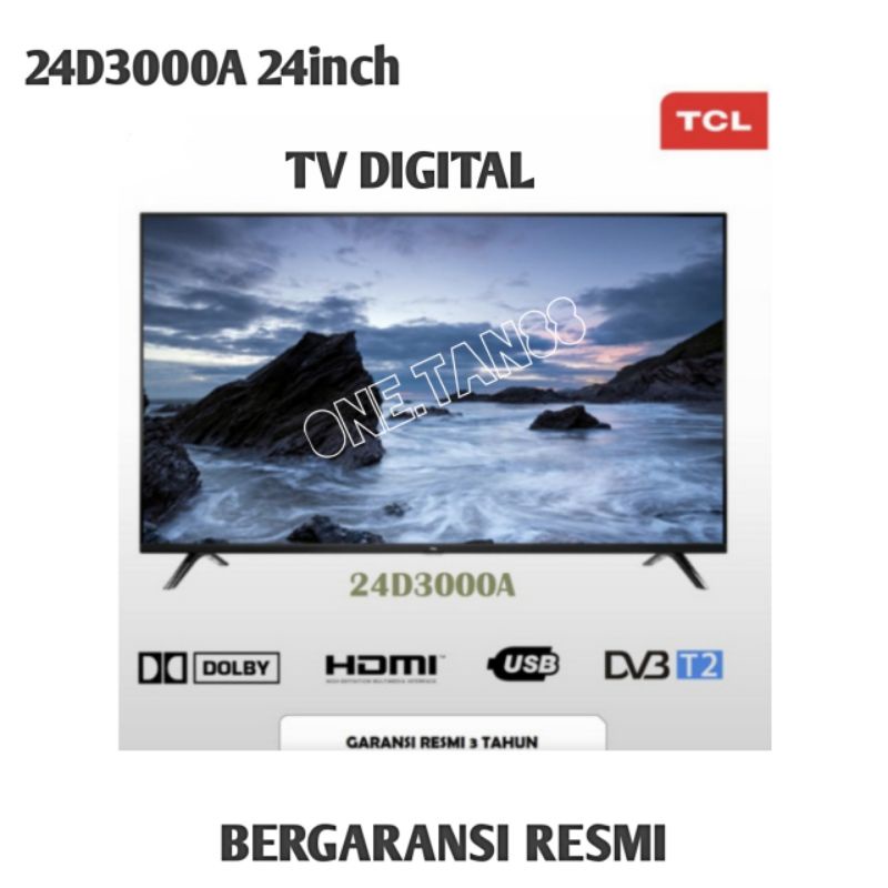 LED TV TCL 24D3000A 24 inch DIGITAL TV