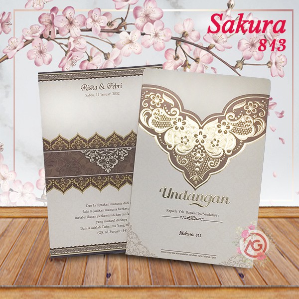 

Blangko Undangan Sakura 813 Amplop + Isi