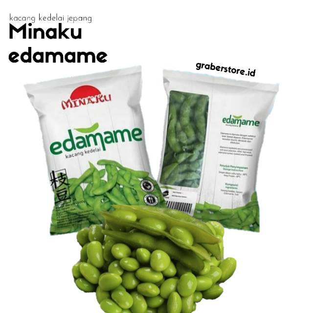 MINAKU EDAMAME (kemasan baru) KACANG KEDELAI JEPANG (SALTED) DAITSABU