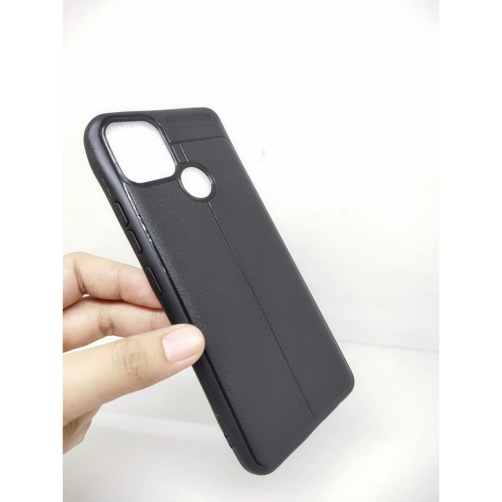 AutoFokus Realme Narzo 30A 6.5 inchi Leather Soft Case Realme Narzo 20 AUTOFOCUS Motif Kulit Jeruk