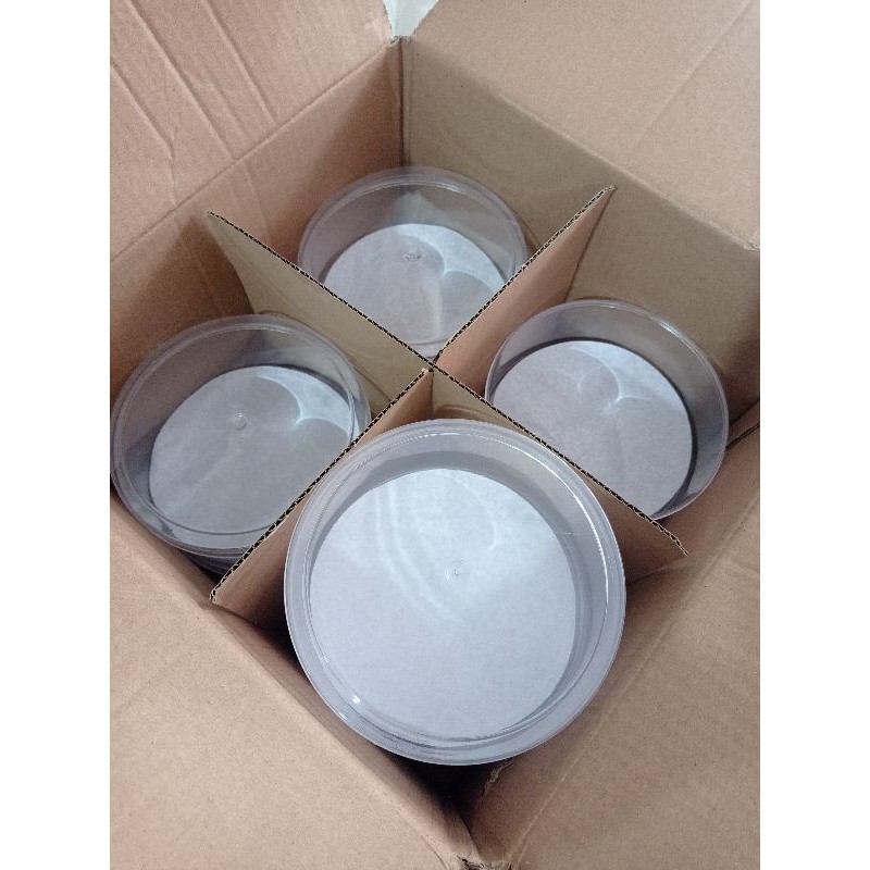 Toples Mika 500gram Plastik Nastar Kue Nanas Kering Lebaran Murah Isi 12 Bulat dessert box