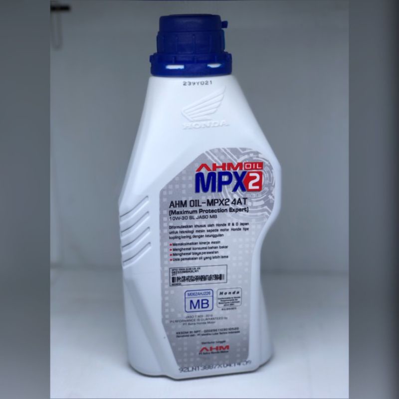 oli mpx2 matic