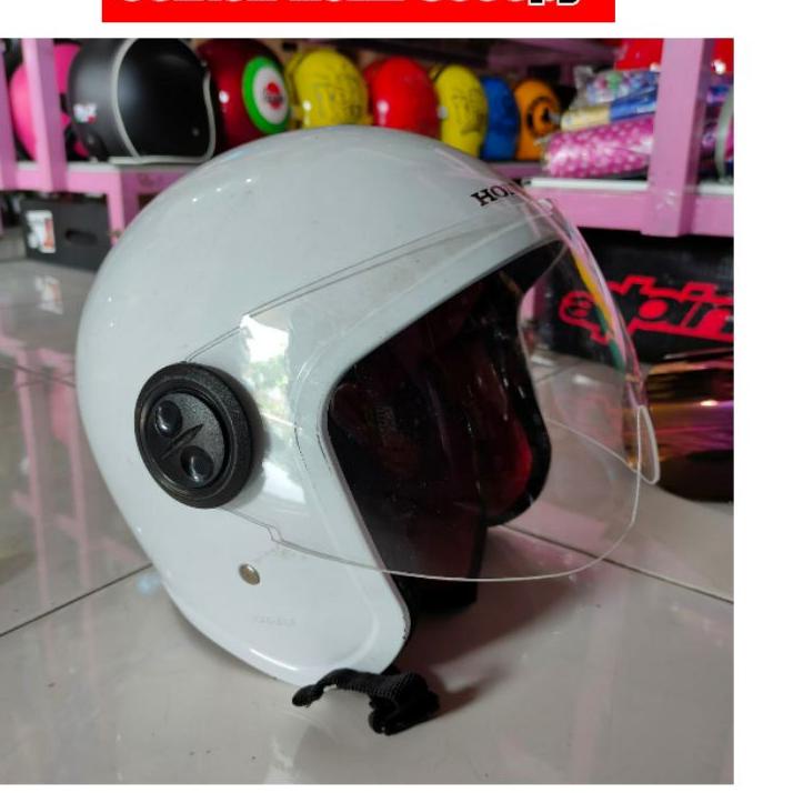Terbaru.. Kaca Helm Scoopy Lubang Kecil Free Baut Ring Visor Akrilik