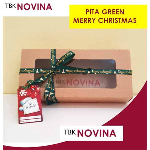 [ 1 meter] PITA NATAL / MERRY CHRISTMAS / PITA 3 WARNA