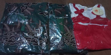 Maura Couple - Sania Ruffle Batik Couple Ori Ndoro Jowi Dnt Garansi