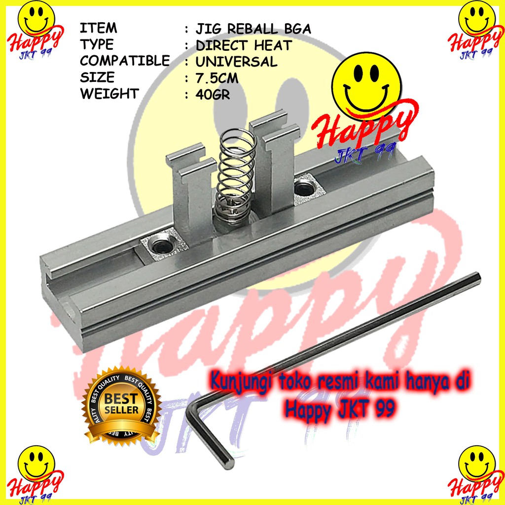 [ HAPPY JKT 99 ] BGA STATION REWORK DIRECT HEAT JIG STENCIL