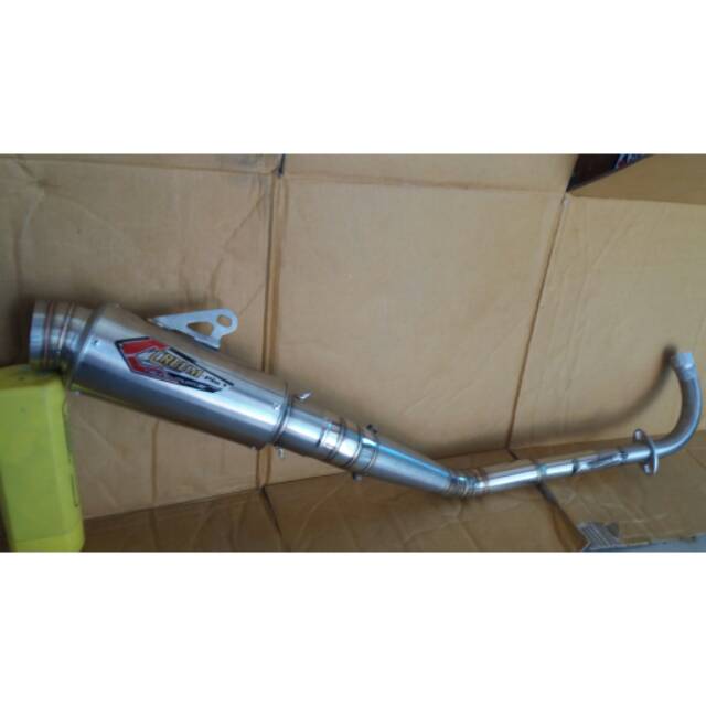knalpot racing creampie cream-pie cp3 bebek kolong jupiter z grand vega shogun smash supra x 125 Pul