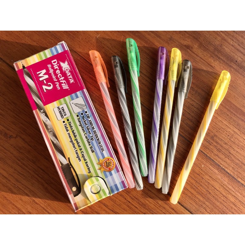 

Pulpen Ballpoint Pen Xdata M-2 [ 1 pack - 12 pcs ]
