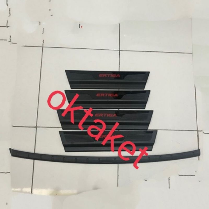 paket sillplate samping dan belakang exclusive hitam all new Ertiga 2018 jsl