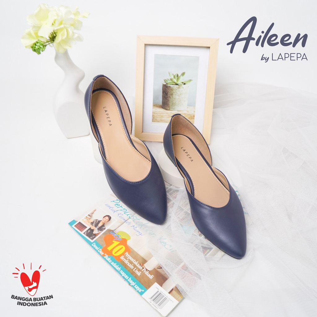 Lapepa AILEEN Sepatu Flat Wanita sepatu kerja wanita terbaru