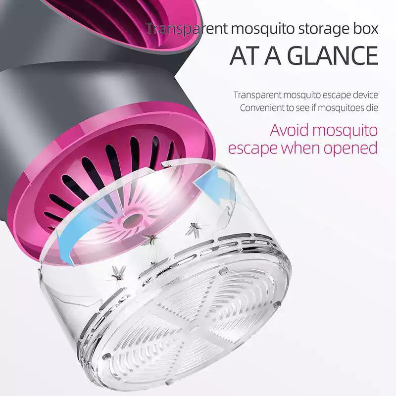 Mosquito Killer Lamp Purple Vortex / Lampu Perangkap Pembunuh Nyamuk Elektrik Insert Killer