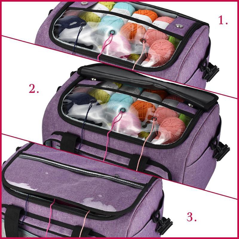 Tas Benang Rajut / Crochet Knitting Yarn Storage Bag Large / Besar