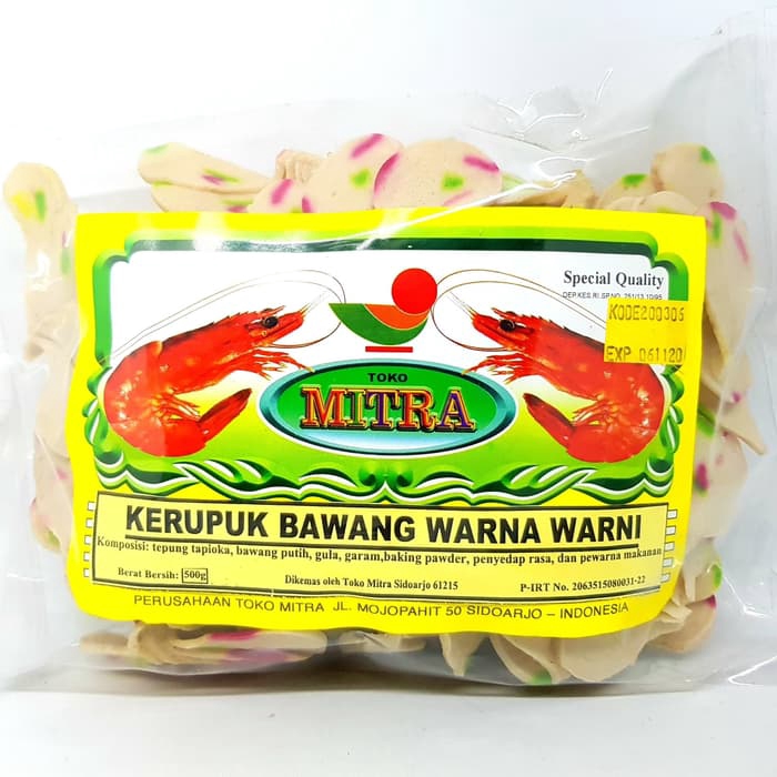 

MITRA KERUPUK BAWANG 500gr KIPAS | KRUPUK OLEH KHAS SIDOARJO JAWA