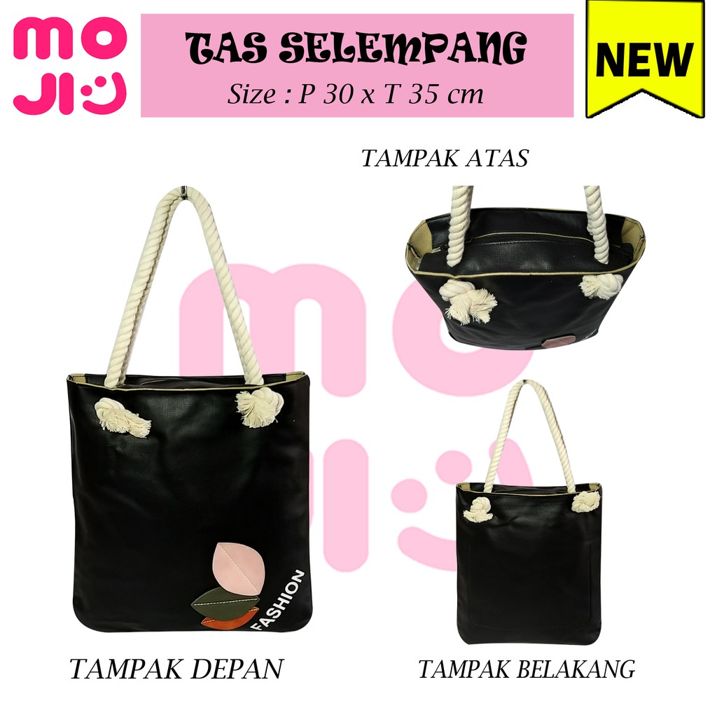 Moji Tas Tote Bag / Tas Multifungsi Trendy 1801-10 Import