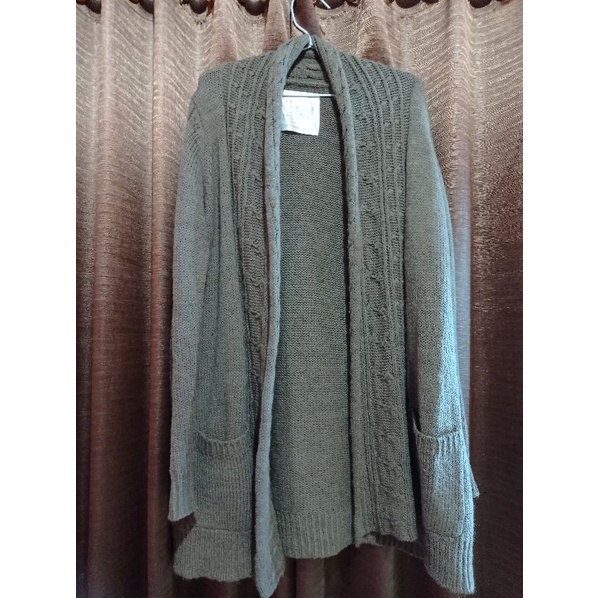 Preloved Cardi / Outer Rajut premium / long outer kepang