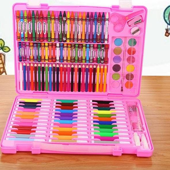 

SH5♠ Crayon Set 150pcs / Krayon Mewarnai Anak 150pcs / Pensil Warna Set 150pcs TERBARU