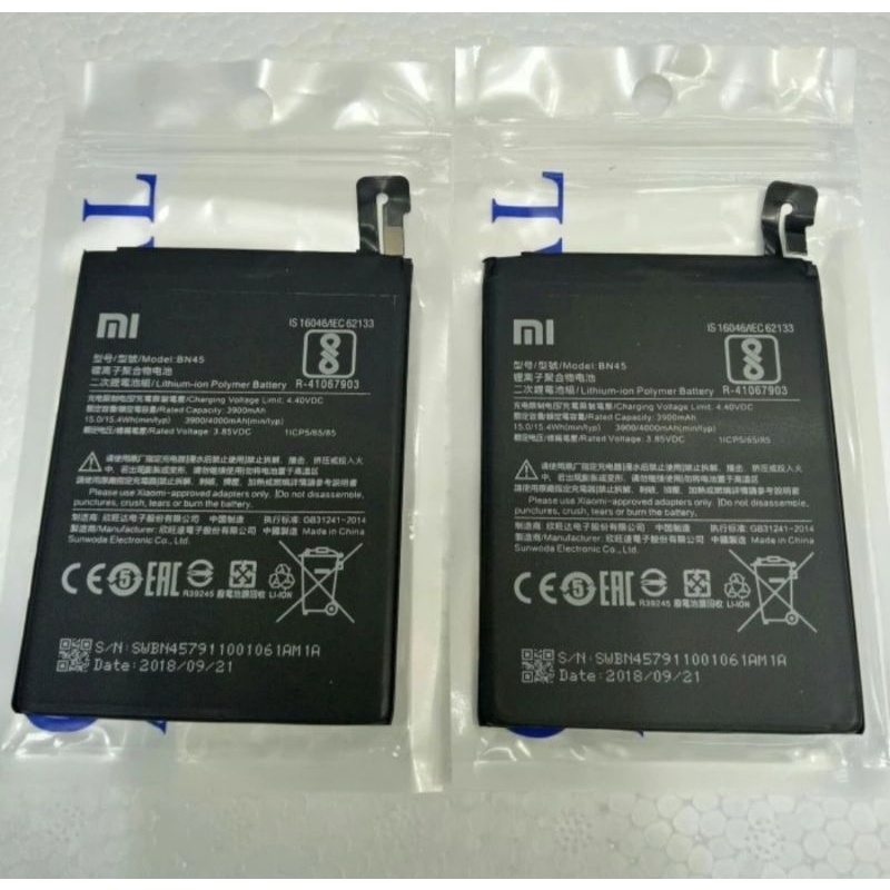 BATERAI BATRE BATTERY BATERE XIAOMI REDMI NOTE 5 NOTE 5 PRO BN45 ORI99