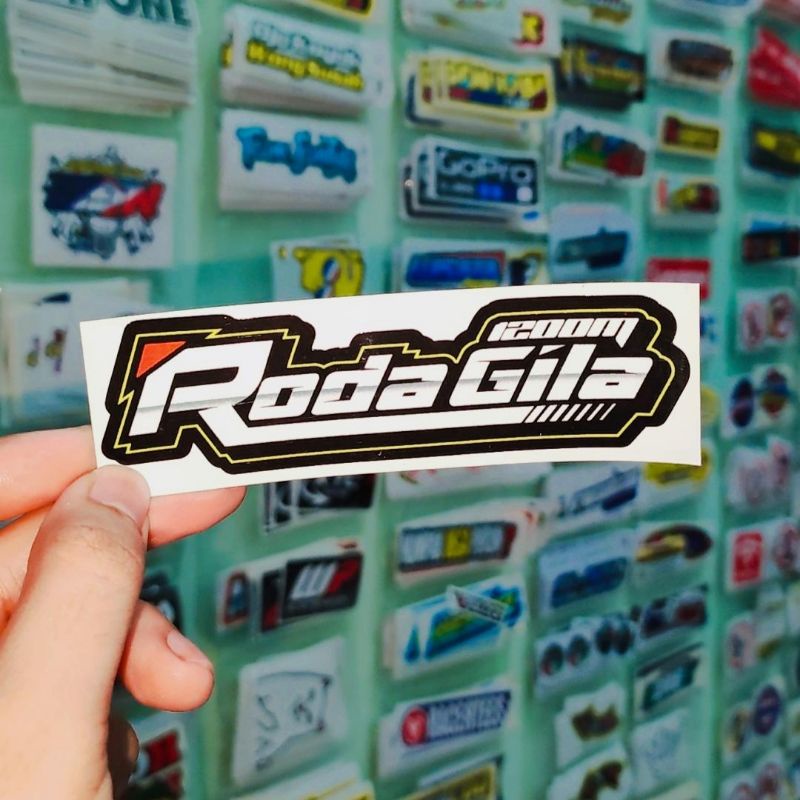 Sticker printing Roda Gila minim pembelian harus 20rb