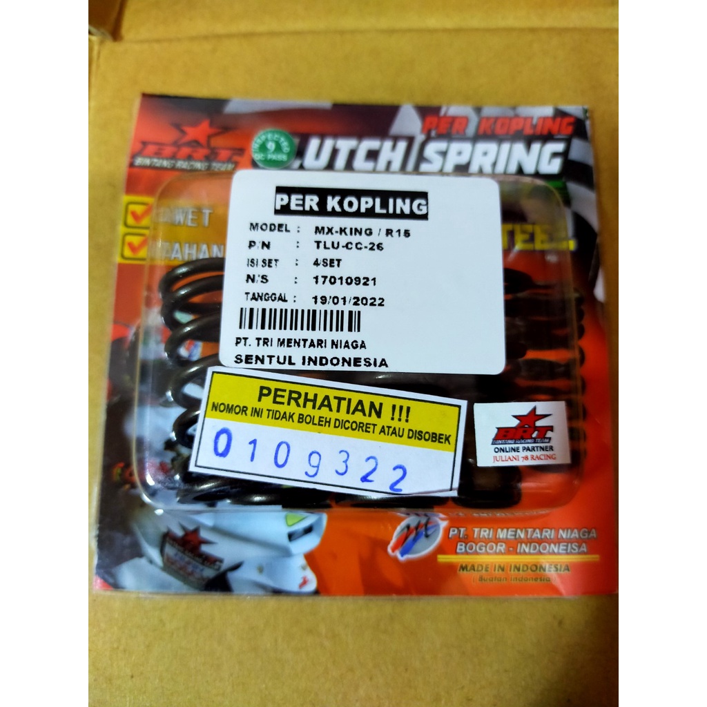 Per Kopling BRT MX King/R15/NVL